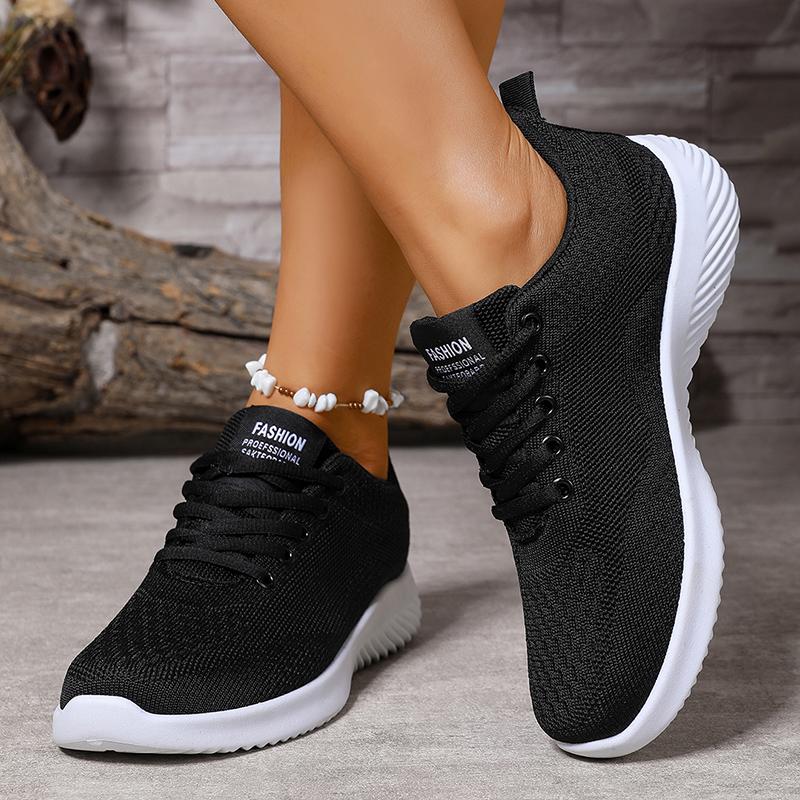 Fashion Mesh Breathable Casual Running Sports Shoes for Women Summer Fashion Platform Sneakers Woman Lightweight Non Slip Walking Shoes