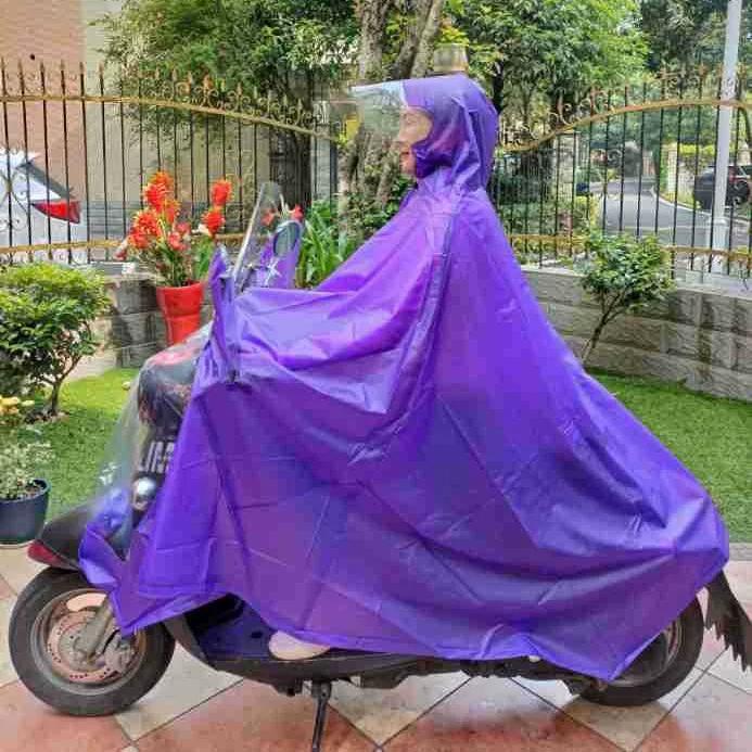 New Model Electric Vehicle Motorcycle Single-Person Windshield Raincoat, Enlarged Windproof Cover, Rain Poncho/Raincoat for 1 Person