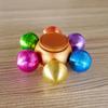 Bunter Metall Fidget Spinner 2er Set Stressabbau Desktop Kreisel Spielzeug für Kinder Erwachsene Fingerspitzen Kreisel