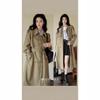 Mid-Length Hepburn Style Women's Trench Coat - Spring & Autumn 2024 Collection