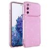 Sparkling Diamond Glitter Airbag Phone Case For Galaxy S23 FE 5G, Rhinestone Shockproof Protective Cover