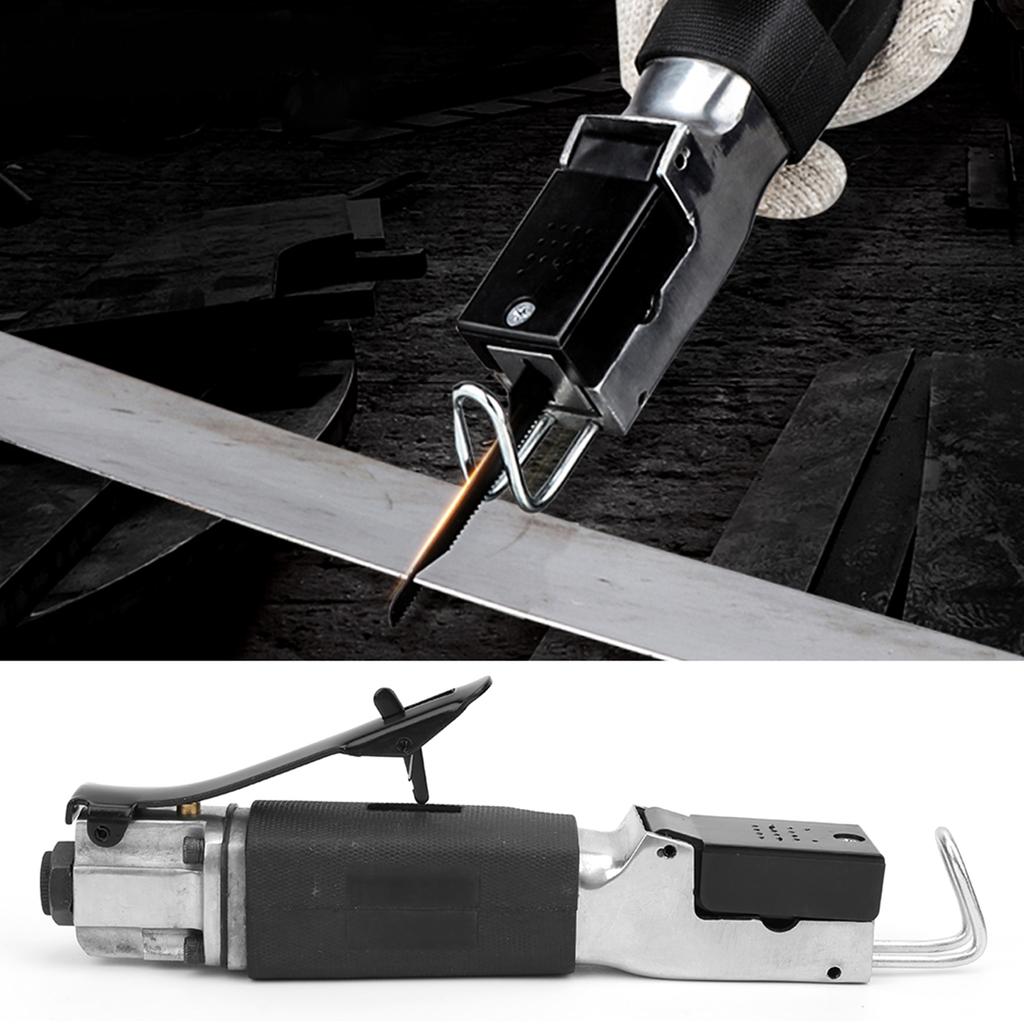 Pneumatic Reciprocating Saw Soft Rubber Handle Cutting Air Tool with Wrench Saw Blade