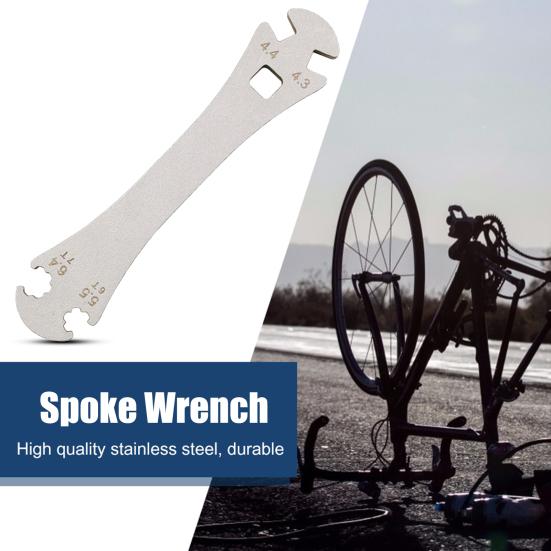 Sturdy Bike Spoke Tool Compact Stainless Steel High Hardness Bicycle Spoke Wrench for Mavic Spoke