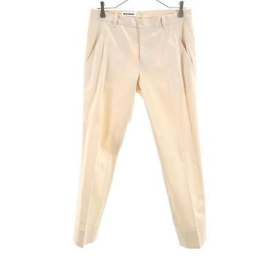 Jil Sander Lavet i Italien Strækbukser 34 Beige Kvinder Brugt