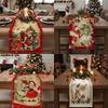 New Year Christmas Table Flag Santa Claus Merry Christmas Decorations  Home Table Decors
