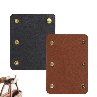 Yi-gog Kryt rukojeti, Pravá kůže, Sada 2 kusů, PU kůže, Protiskluzový úchop, Měkká kůže