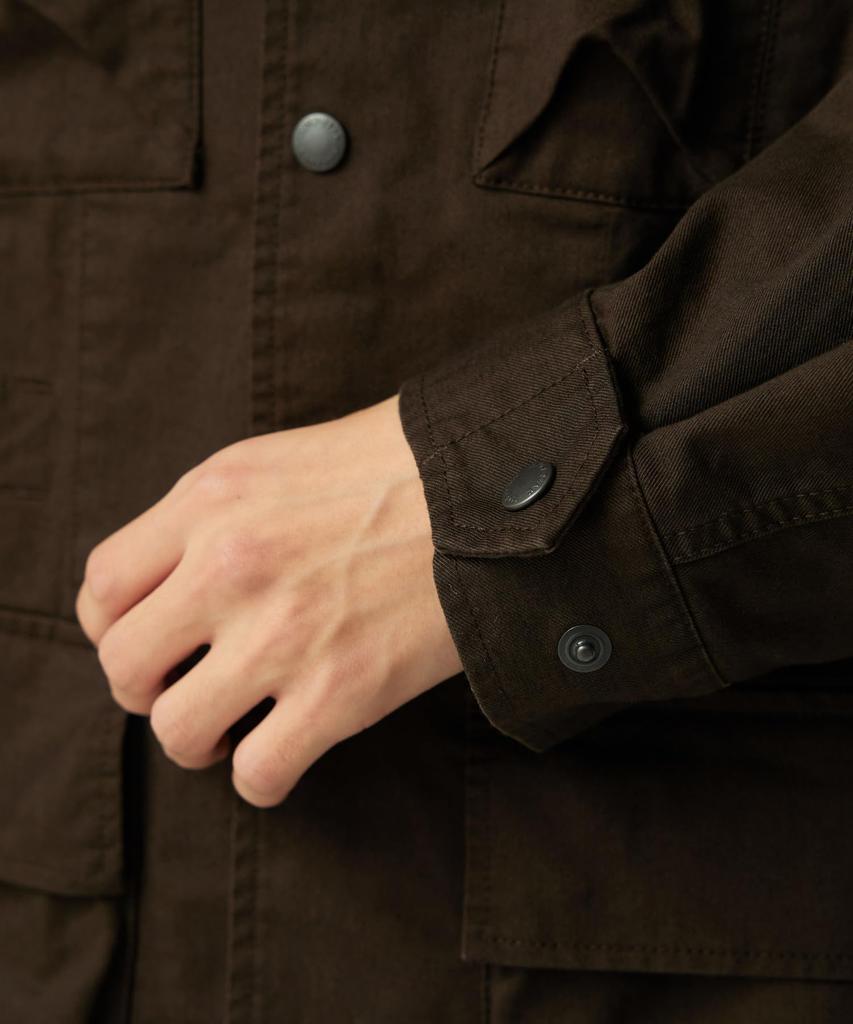 Snow Peak TAKIBI Chino Cargo Jacket Dark XL JK-25AU010, Outerwear, Men's/Women's, Brown,