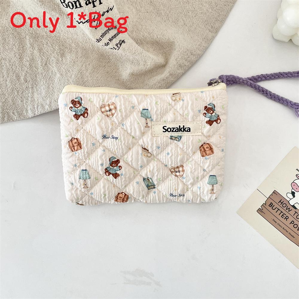 Cartoon Character Polyester Travel Organizer With Embossed Pattern For Women