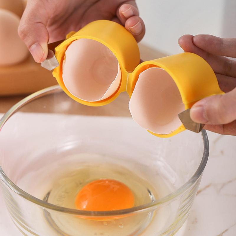1PC Creative Egg Shell Opener Egg Shell Separator Not Dirty Hands Egg Cracker Kitchen Tool