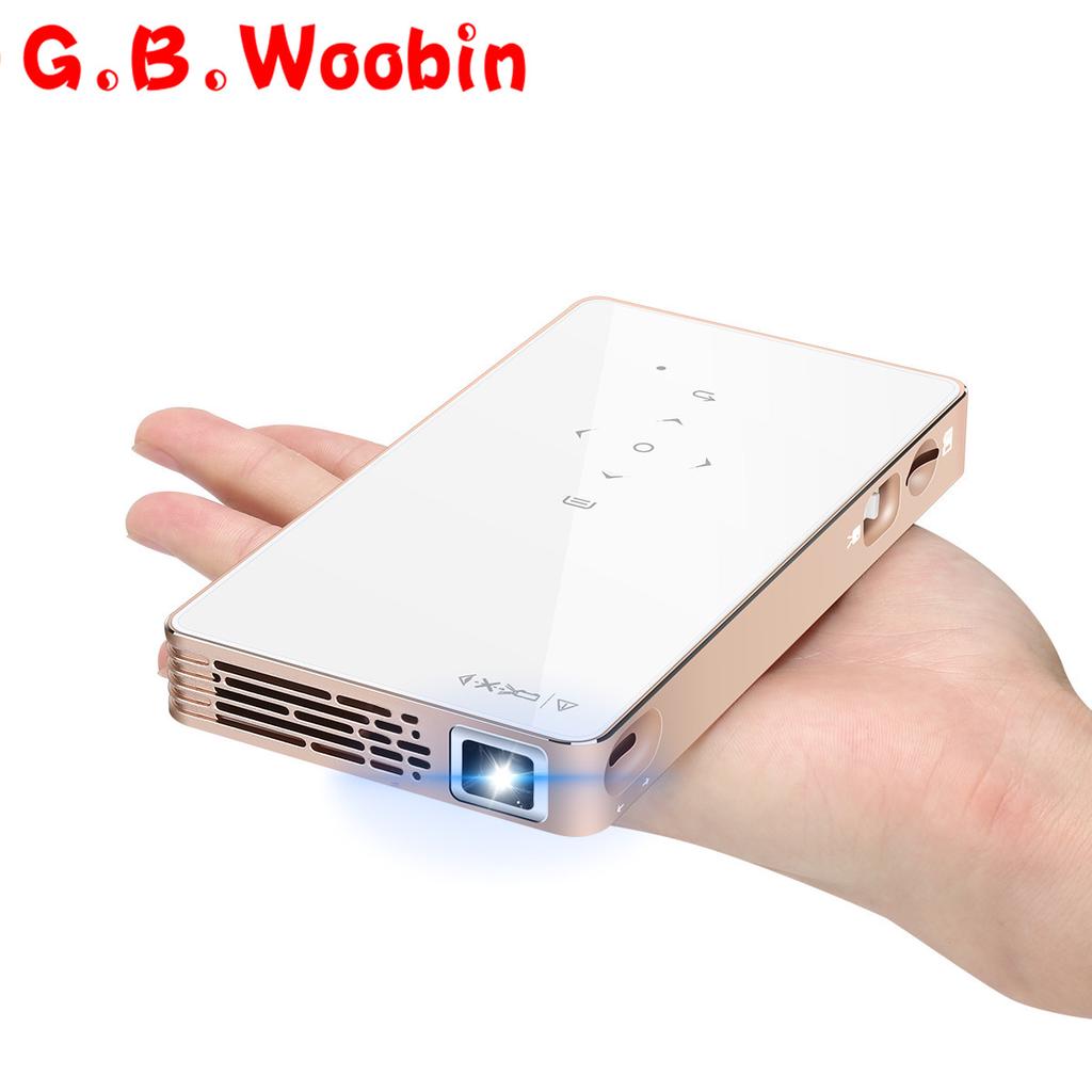 P8S Smart Mini Projector 2MP Pixel White Home Multimedia Projectorsbuy