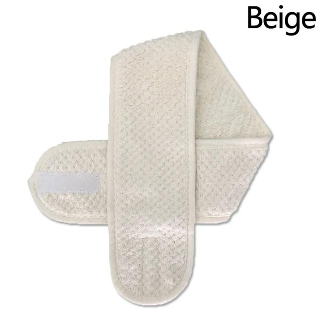 Verstellbares, breites Haarband, rutschfest, für Yoga, Spa, Bad, Dusche, Make-up, Gesicht waschen, Kosmetik-Stirnband, Damen, Make-up-Accessoires