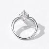 1/2/3Carat Marquise Cut Moissanite Rings for Women   CopperSolitaire Diamond Ring Engagement Wedding Bands Jewelry
