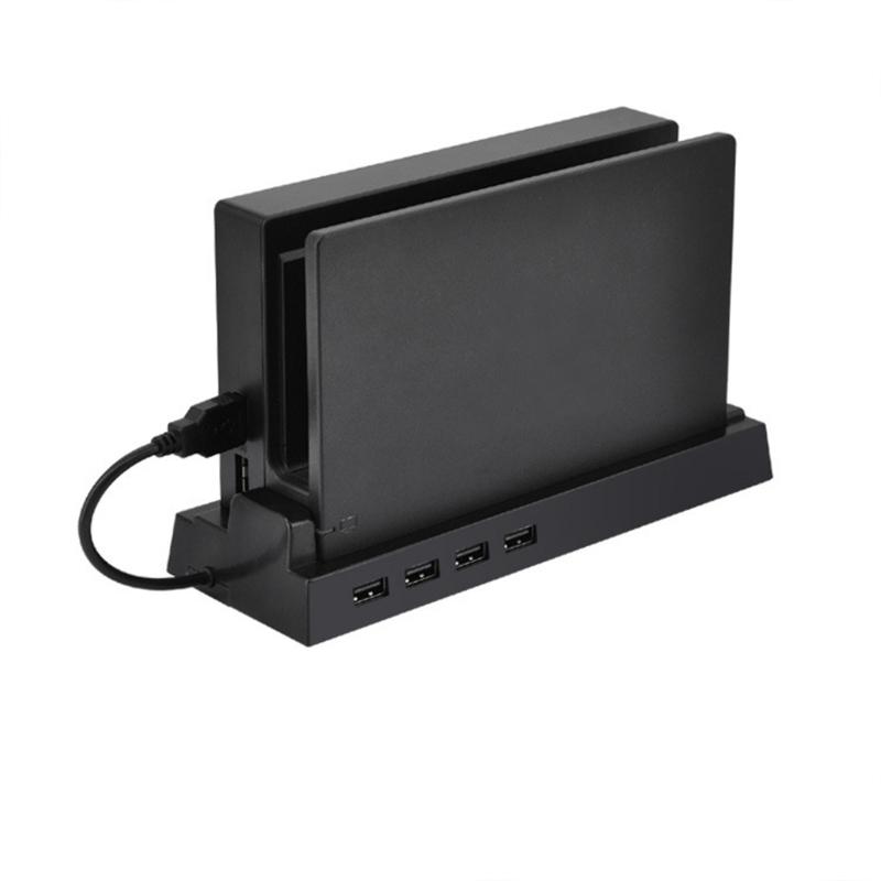 USB2.0 Hub Base 4 Output Ports Multi-Port Expansion Base Data Transmission Base for Switch