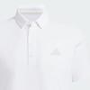 adidas Golf Clothing Men's White Polo Collar Moderate JZ4310