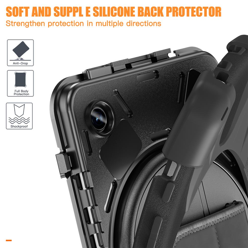 Kids Case for Samsung Galaxy Tab A9 Plus A8 A7 Lite Armor Rotective Rugged Case S6 Lite S7 S8 S9 FE Plus 12.4 Tablet Strap Cover