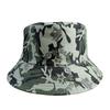 Camouflage bucket hat men's and women's big edge top hat four seasons sun protection mountaineering basin hat outdoor leisure sun hat