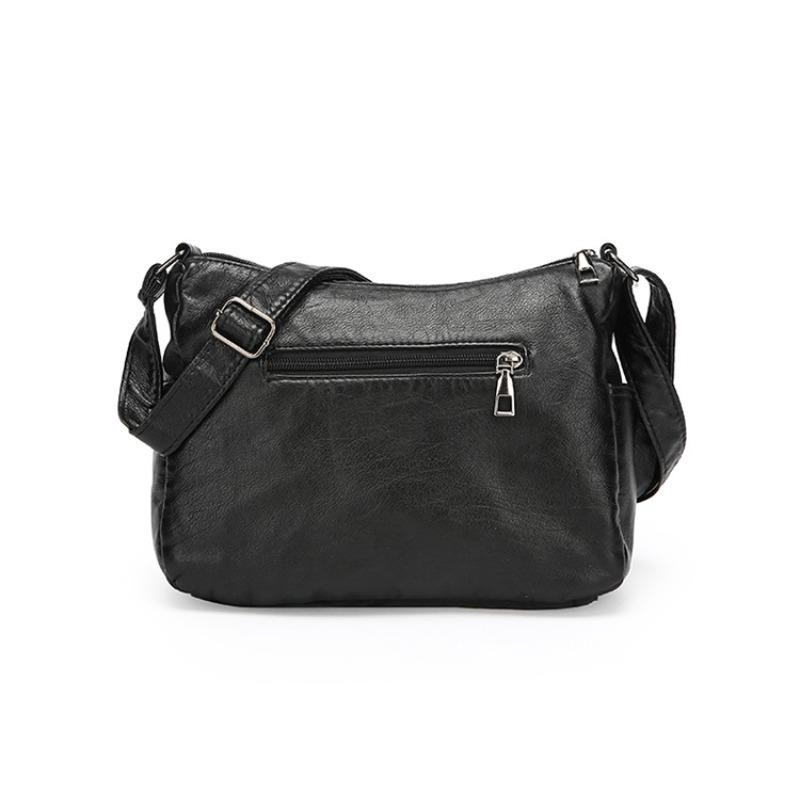 Modische Damen Umhängetasche, Große Kapazität Mehrere Taschen Schultertasche, Stylische Textur Tägliches Rucksack