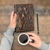3D Embossed Flying Dragon Journal Writing Notebook Hardcover Handmade Daily Notepad,Travel Diary Notebooks To Write In,Gift For Men Women