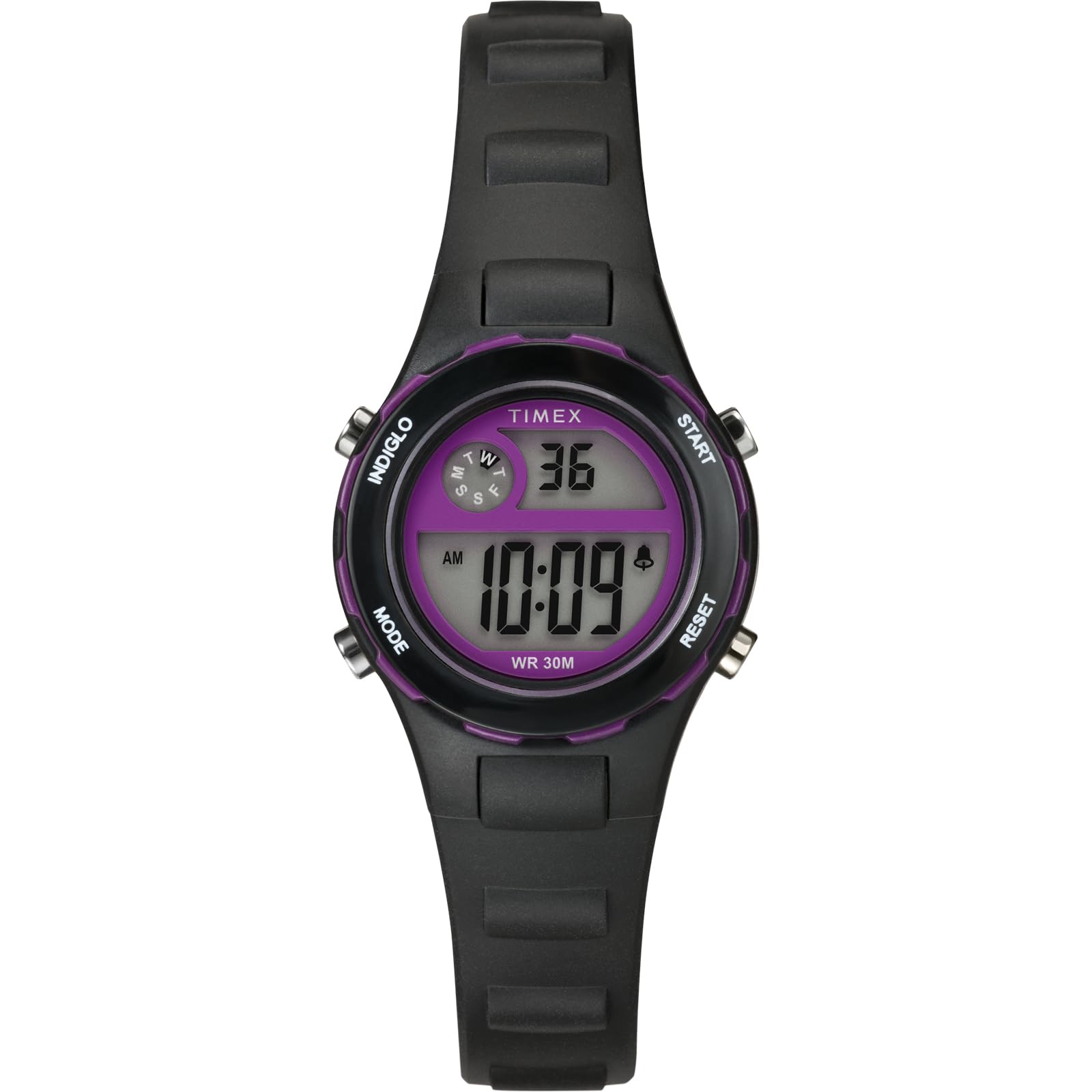 Quartz 30m Water Acrylic Black Unisex [TIMEX] Kids  Watch, Resistant, Dial, TW2W92300, [Authentic] чёрный