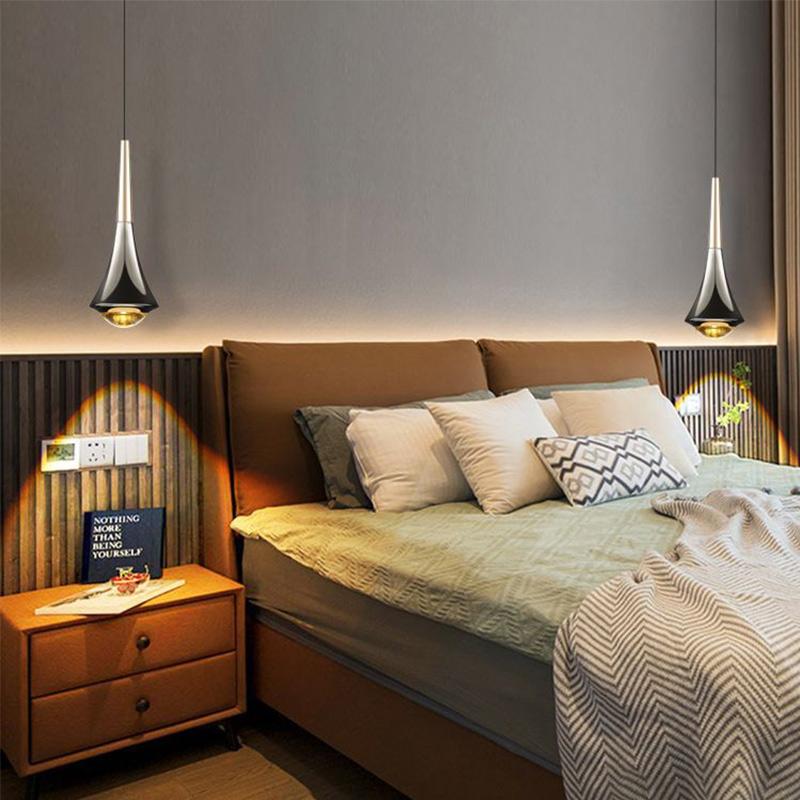 Bedroom Deco Pendant Light Modern LED Hanging Lamp With COB Buld