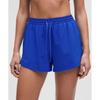 Lululemon Lightweight High Rise Relaxed Short 3   Long Liner Cerulean Blue Club Blue