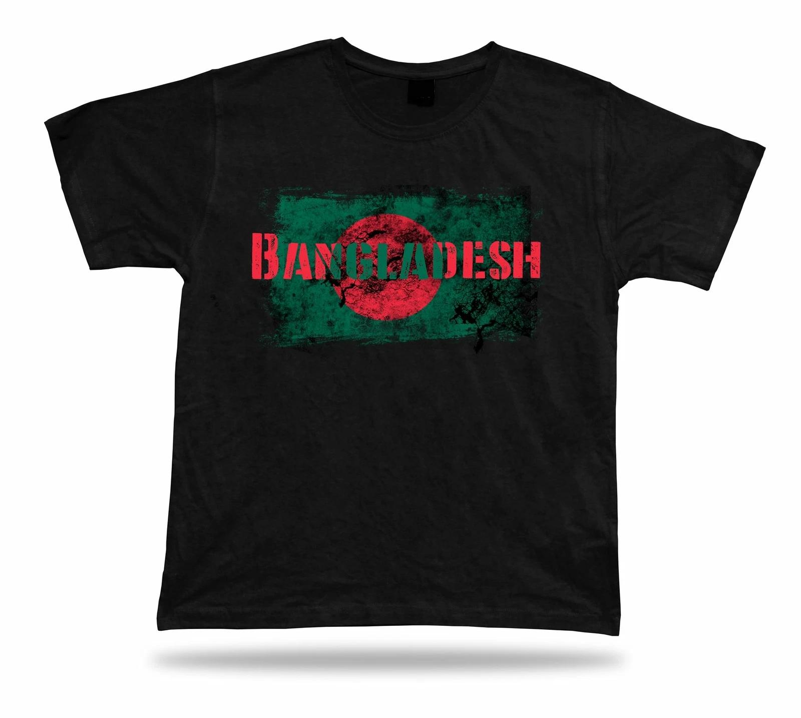 Bangladesh flag Tshirt T-shirt Tee top city nation map textile BASIC apparel 4XL