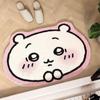 Bathroom imitation cashmere floor mat cartoon Giusachi toilet