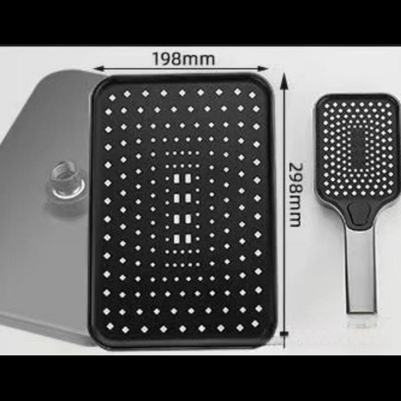 Lanmo Pressurized Shower Set with Handheld and Overhead Spray CN Plug (adapter Included)