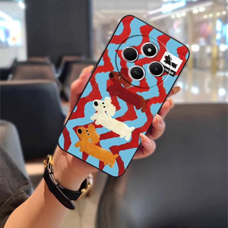 Anti-dust Durable Phone Case For Redmi 14C 4G/14R 5G/A3 Pro 4G/POCO C75 Phone Pouch Animals Full wrap Silicone TPU Cute