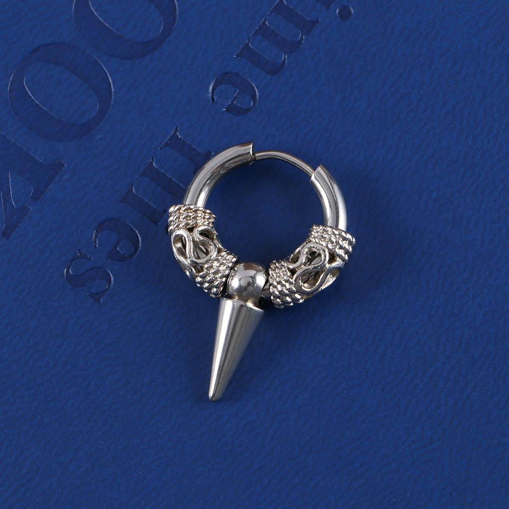 Hip Hop Korean Punk Men Stainless steel Ear Buckle Fashion Jewelry Dragon Earring Male Hoop Earring