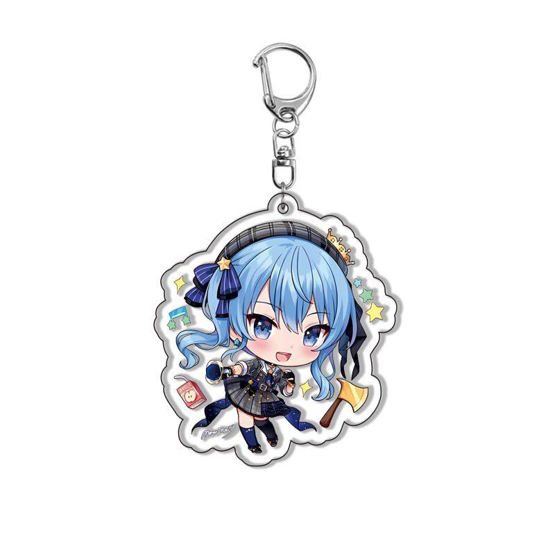 Figurine Anime Hololive Vtuber Cosplay Breloc Acrilic Hoshimachi Suisei Gawr Gura Nanashi Mumei Breloc Fani Decorație Cadouri