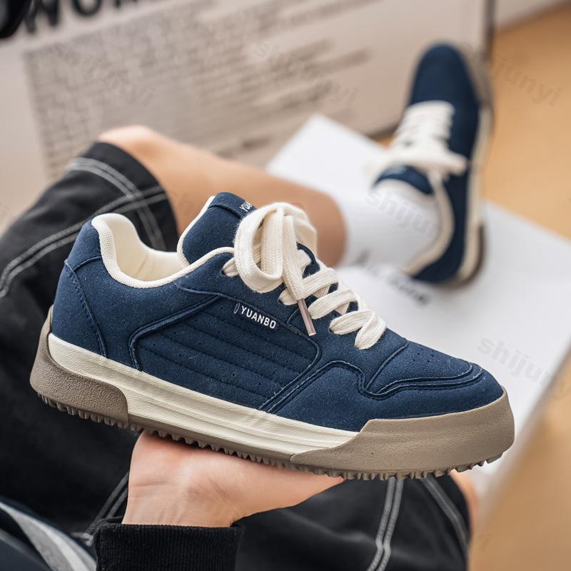 Fashion Men's Sports Casual Shoes 2025 New Spring Fashion Trend Comfortable Versatile Thick Soled Shoes Low Top Non slip Chunky sneakers