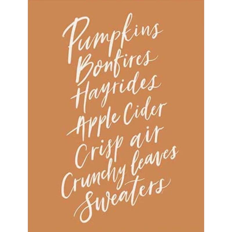 Autumn Printable Wall Art Poster Fall Themed Decor Fall Pumpkins Print Wild Mushrooms Art Autumn Leaves Cozy Fall Themed Decor