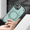 For iPhone 14 Case Compatible with MagSafe Four Corner Airbags PC+TPU Phone Cover