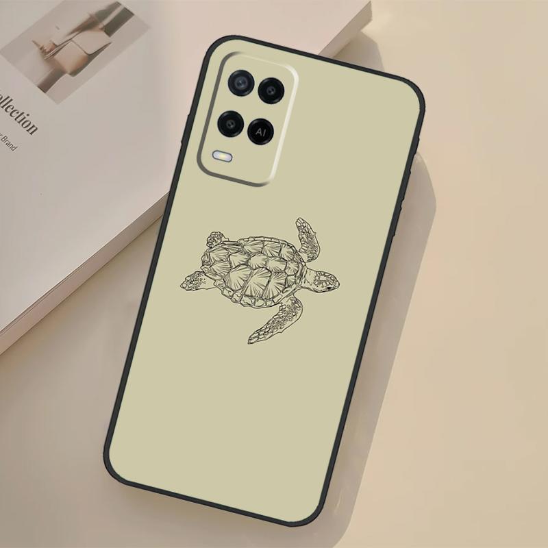 Sea Turtle Case For Oppo A5 Pro A15 A17 A57 A77 A18 A38 A58 A78 A98 A96 A76 A16 A94 A74 A54 A40 A60 A80
