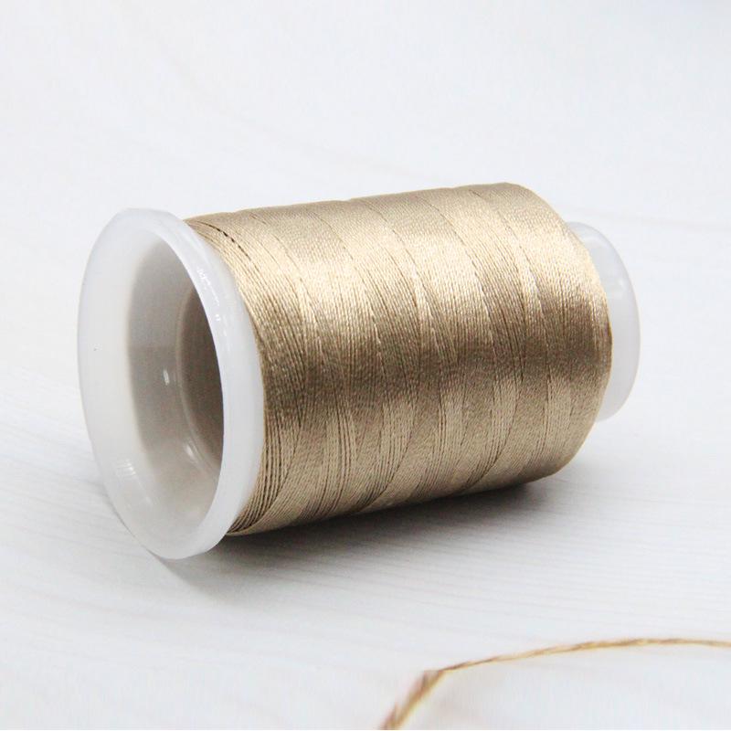Vibrant Ice Silk Tassel Thread: 51 Colors for DIY Bracelets & Necklaces