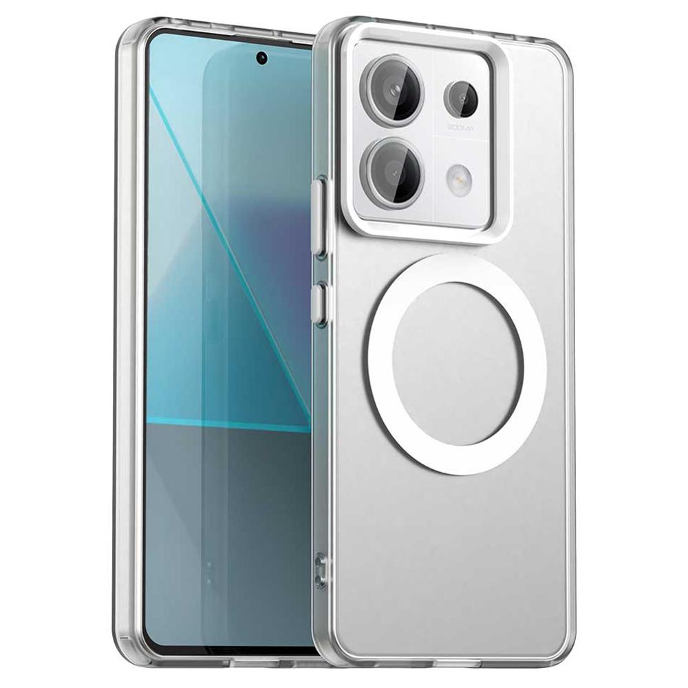 For Xiaomi Poco X6 5G/Note 13 Pro 5G Case Compatible with MagSafe PC+TPU+PET Anti-Drop Phone Cover