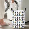 Henry Hoover And Friends Folding Laundry Baskets Dirty Clothes Toys Storage Basket Large Waterproof Bag