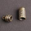 Cylindrical Box Openable Medicine Pill Box Buddhist Pendant Travel Pill Case Necklace Pendant