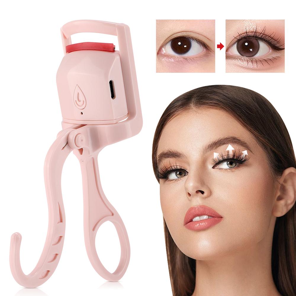 Electric Heated Eyelash Curler Intelligent Temperature Control Anti-Scald Eyelash Long-lasting Curling Device Eyelash Styler
