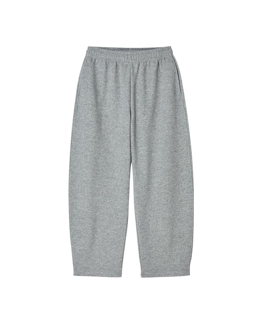 Sindeo Curved Knit Lounge Pants - Melange Gray