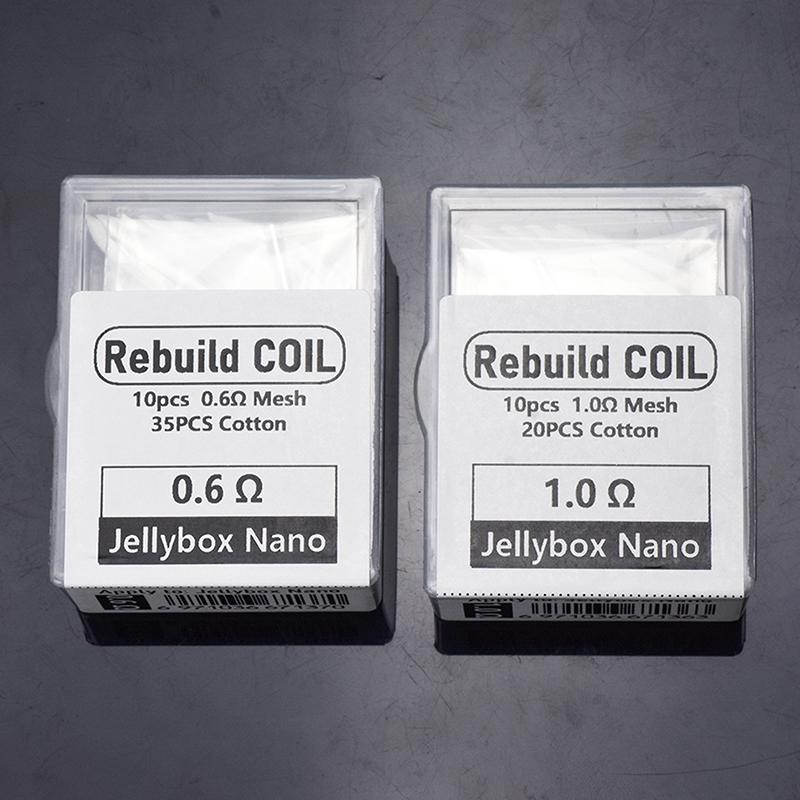 Diy Tool Rebuild Kit Mesh Coil Resistance Wire 0.6/1.0Ohm For Jellybox Nano