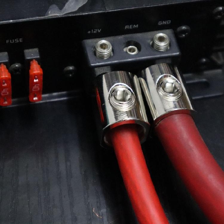 2pcs 1/0 Gauge To 4 Gauge Wire Reducer Car Audio Amp Input Wire Reducer Adapter