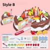 Bambini Dolcetti Torta Finta Giocattoli Cucina Simulati Plastica Taglio Cibo Oggetto Giocattolo Bambini Riconoscimento Oggetti Ragazzi Ragazza Regalo di Compleanno