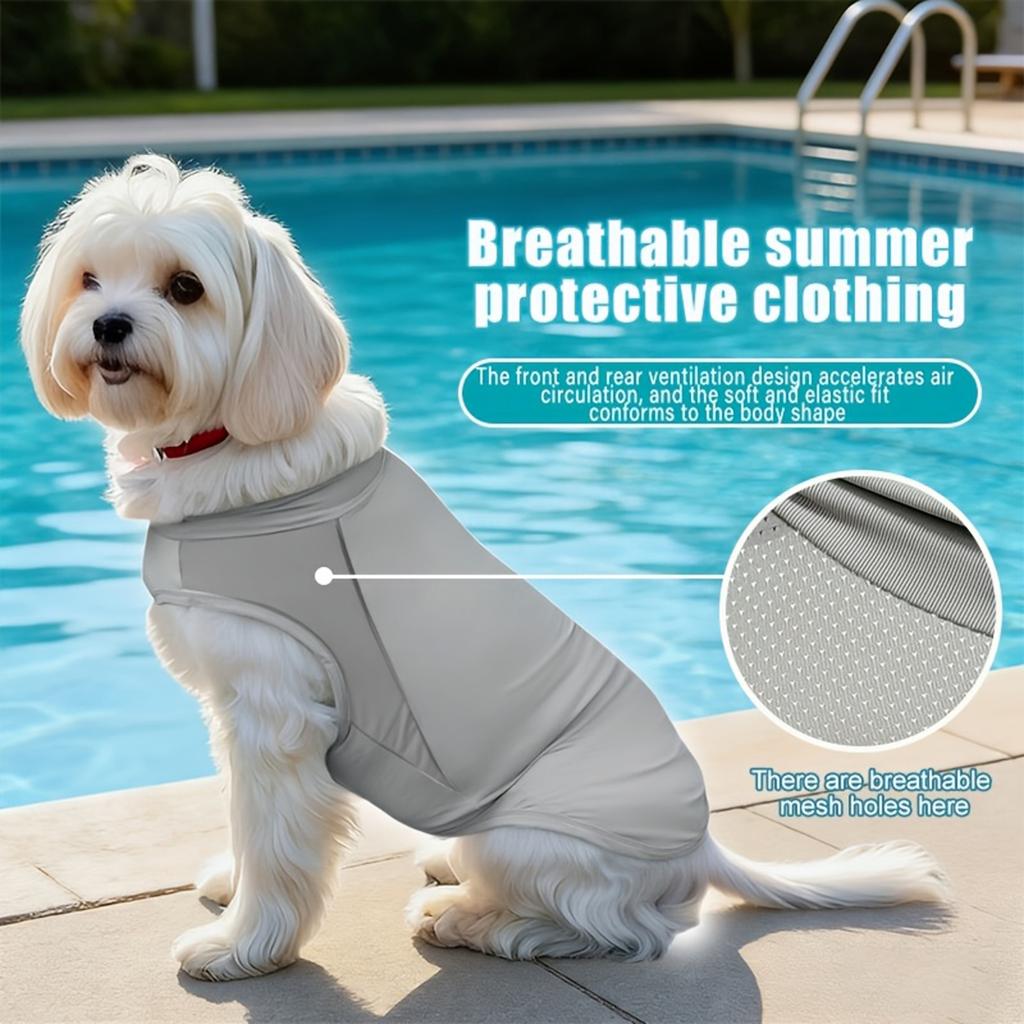 Dog Vest for Summer, Lightweight Sleeveless Shirt for Medium To Large Dogs
