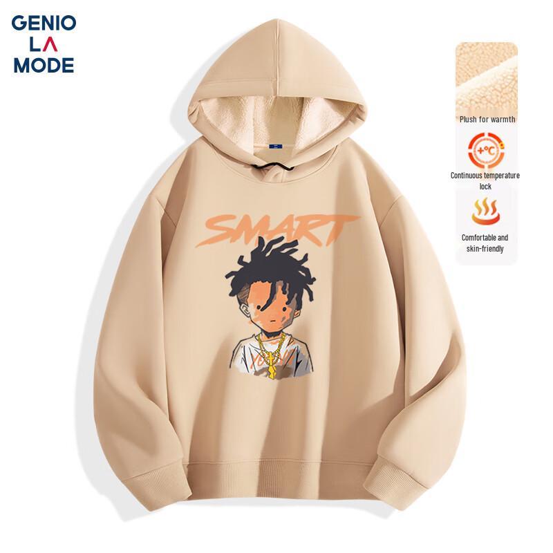 

GENIOLAMODE Men s Heavyweight Fleece-Lined Hoodie XL