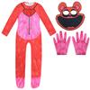 Smiling Critters Cosplay Kostuums Lachende KAT Nap Katnap Accion Jumpsuit Halloween Carnavalsfeest Verkleedpak Voor Kinderen Volwassenen