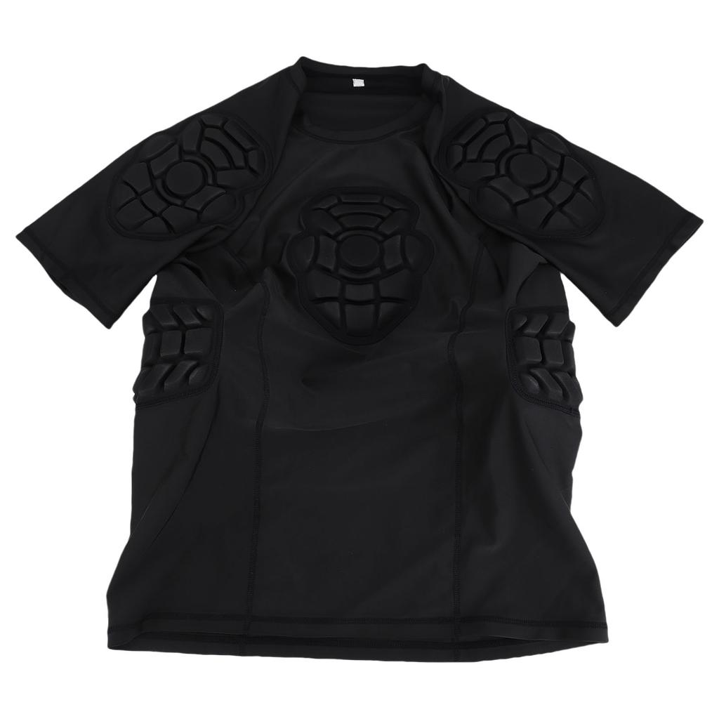 Goalkeeper Shirt for Men Women EVA Soccer Padded Compression Shirt Football Protective Gear Rib Prot