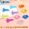 Acrylic Cartoon Airplane Toys with Gems & Crystals - Handmade Accessories