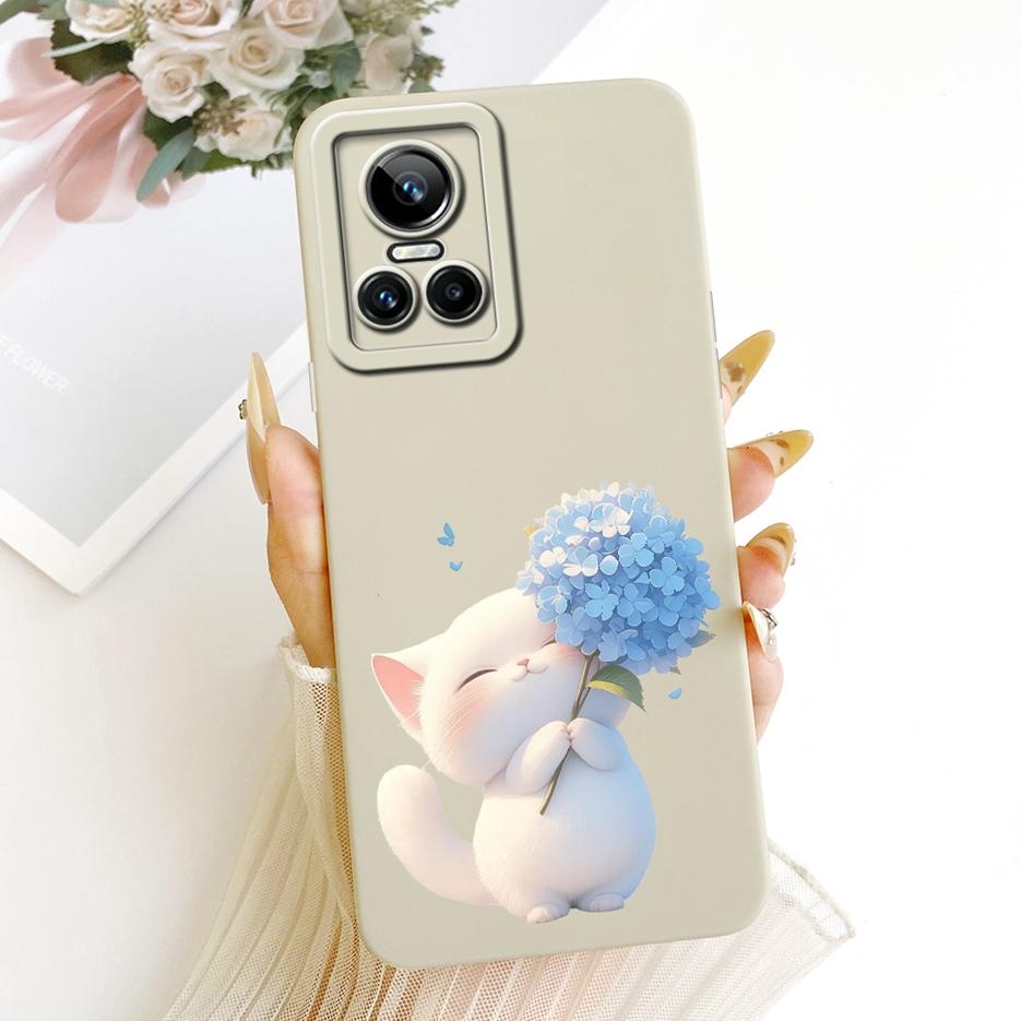 For Realme GT Neo 3 150W Case Luxury Love Butterfly Painted Cover Soft TPU Phone Case For Realme GT Neo 3 80W GTNeo3 150W Fundas